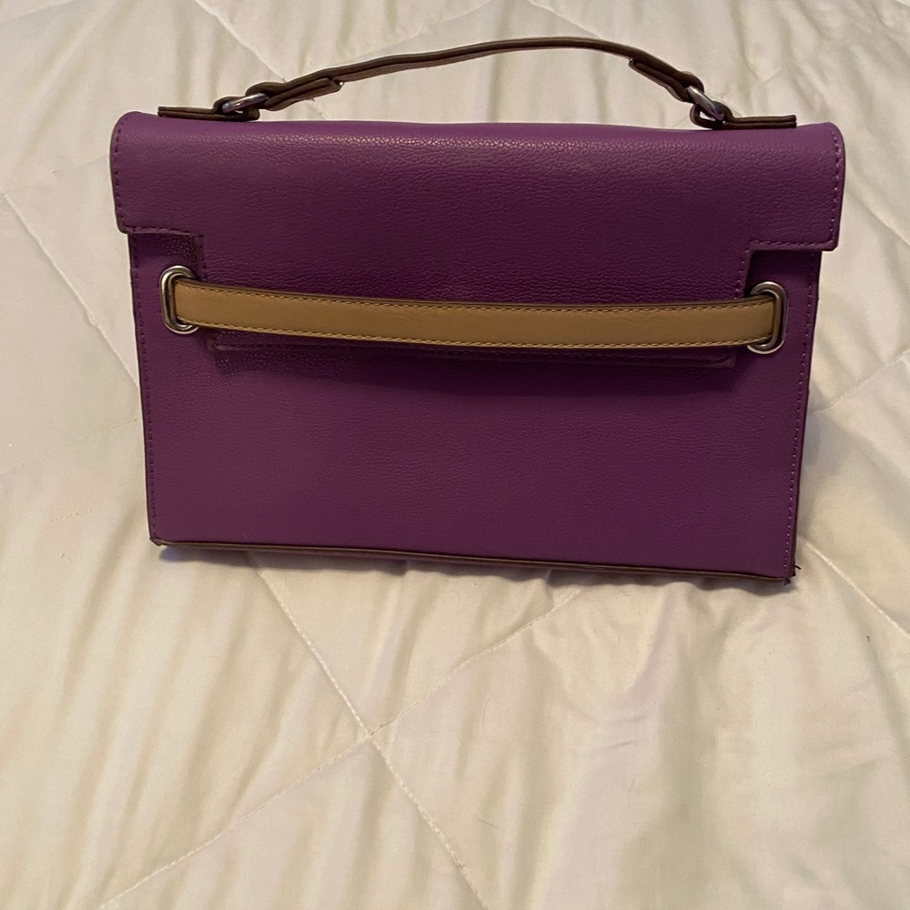 Purple handbag